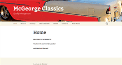 Desktop Screenshot of mcgeorgeclassics.com