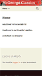 Mobile Screenshot of mcgeorgeclassics.com